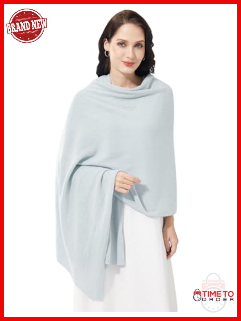 100% Cashmere Extra Large Wrap Scarf Stole Shawl For Women Travel